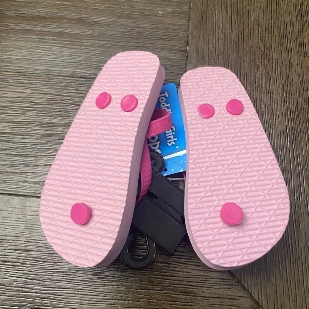 Toddler girls flip-flop pink size 7 new with tag